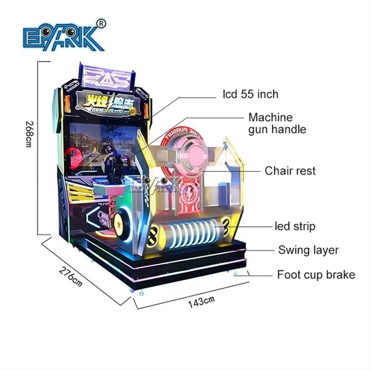 Fire Pursuit Arcade Shooting Gun Game Machine